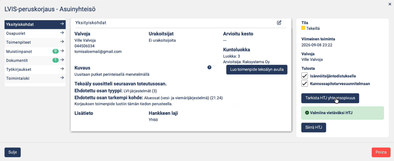HTJ-tietojen generointi Avaa.io:ssa